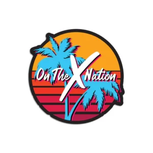 OTX Miami Classic Sunset Sticker