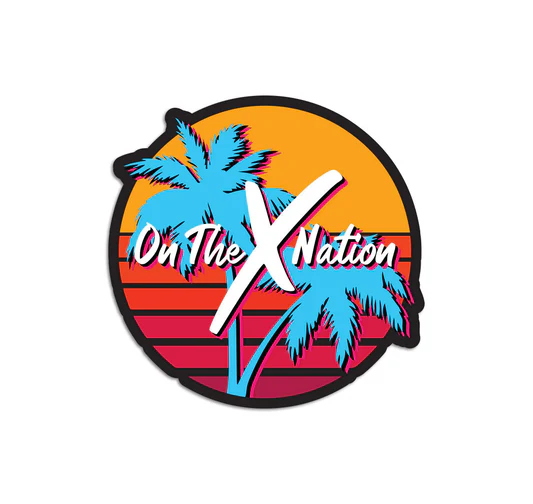 OTX Miami Classic Sunset Sticker