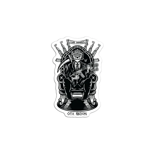 OTX War Criminal Sticker