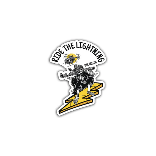 OTX Ride The Lightning Sticker